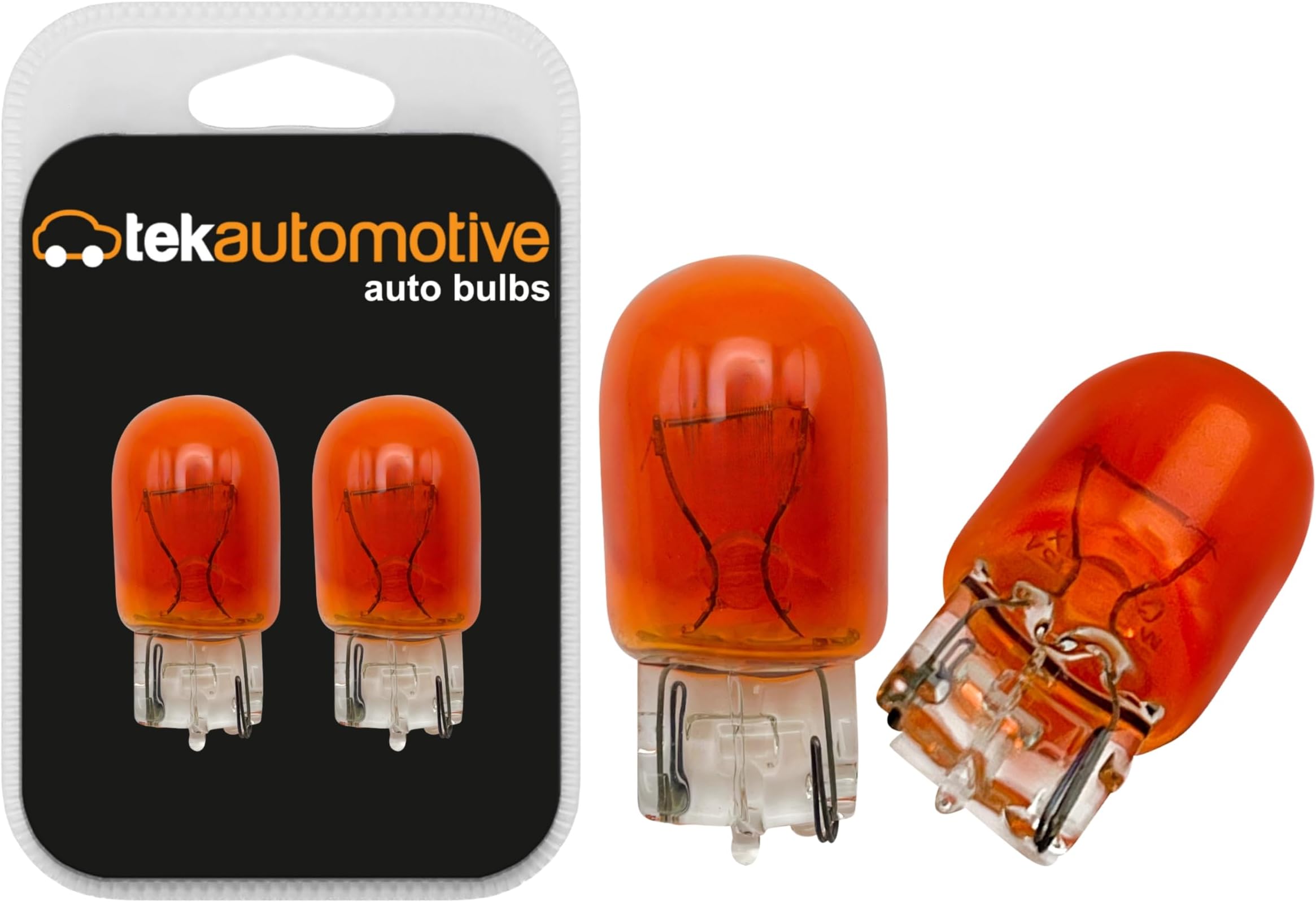585 WY21W Indicator Bulbs 12V 21W W3x16D โ E-Marked Road Legal Amber, Twin Pack (382WA)