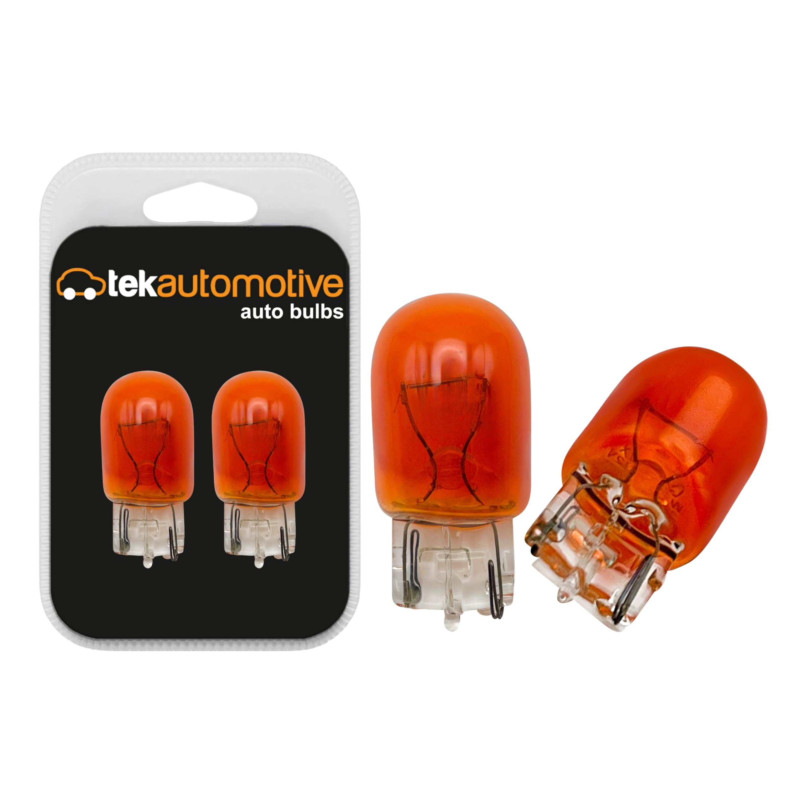 585 WY21W Indicator Bulbs 382WA 12V 21W W3x16D Capless Indicator Bulbs Orange Amber Car Light Bulb - Twin Pack