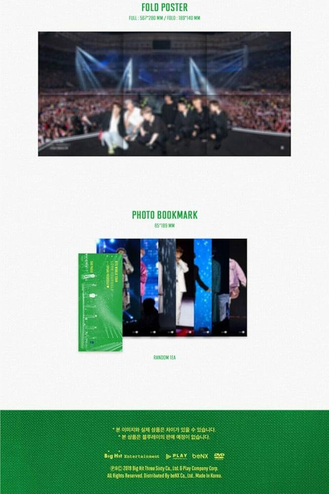 BTS DVD World Tour Love Yourself São Paulo Original + Brinde