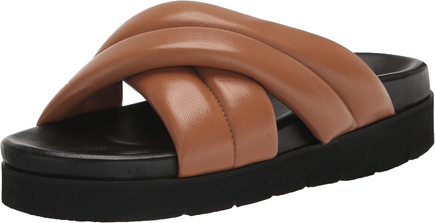 Seychelles Women's Driving Force Slide Sandal, Tan, 6
