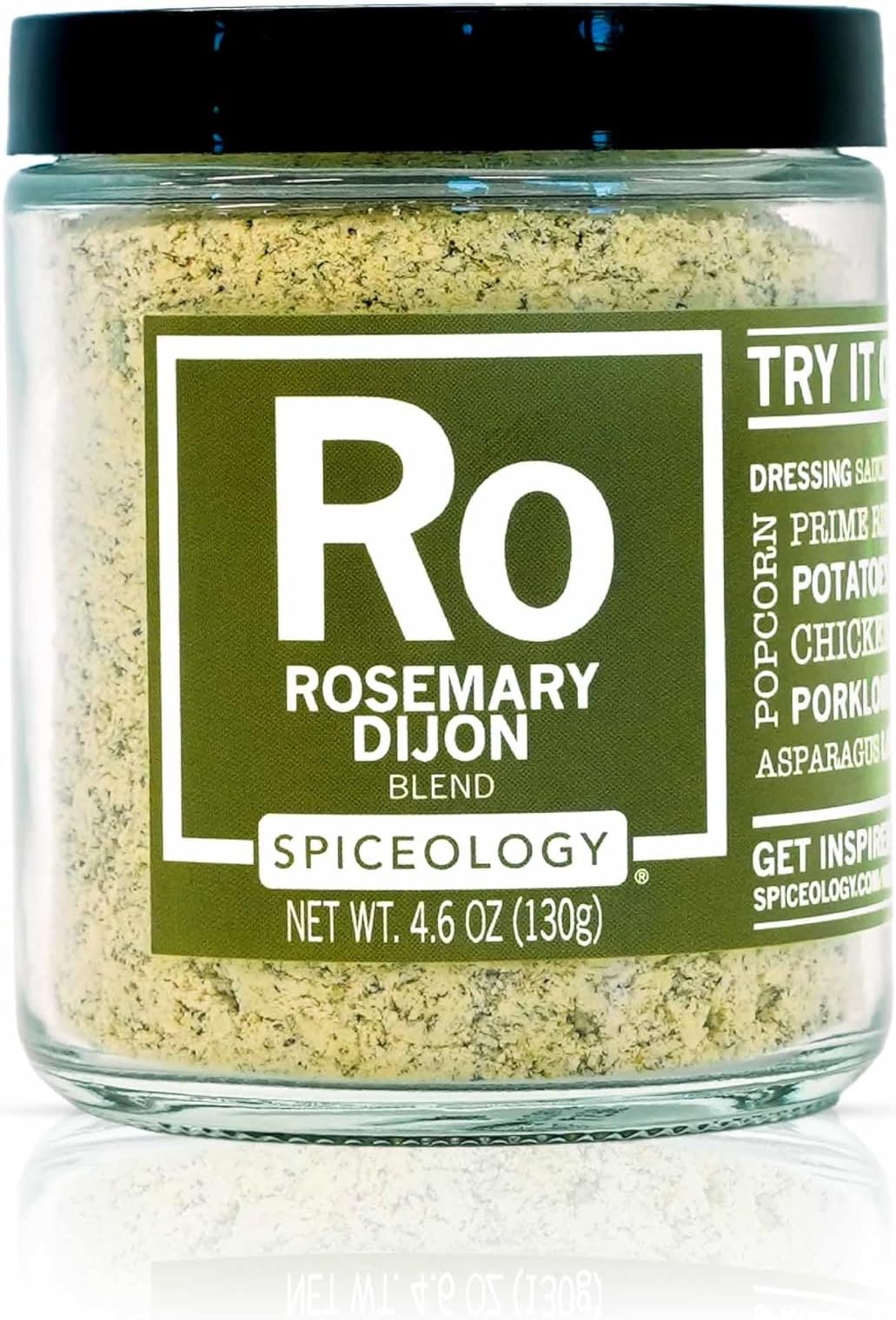 Rosemary Dijon Spice Blend - All-Purpose Rubs, Spices and Seasonings - Use on: Dressings, Sauces, Turkey, Lamb, Asparagus, Pork Loin, Popcorn, Chicken, Potatoes, or Prime Rib - 4.6 oz
