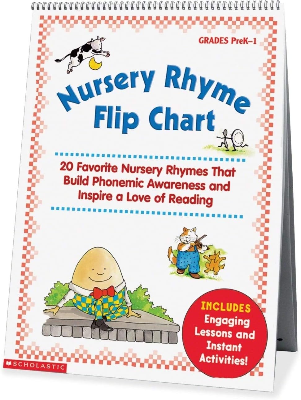 Scholastic Res. Nursery Rhyme Flip Chart : Office Products