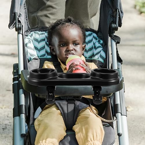 Miniatura 3 de Bandeja de aperitivos para cochecito, soporte de alimentos portátil, accesorio para cochecito ligero, accesorios para aperitivos y bebidas