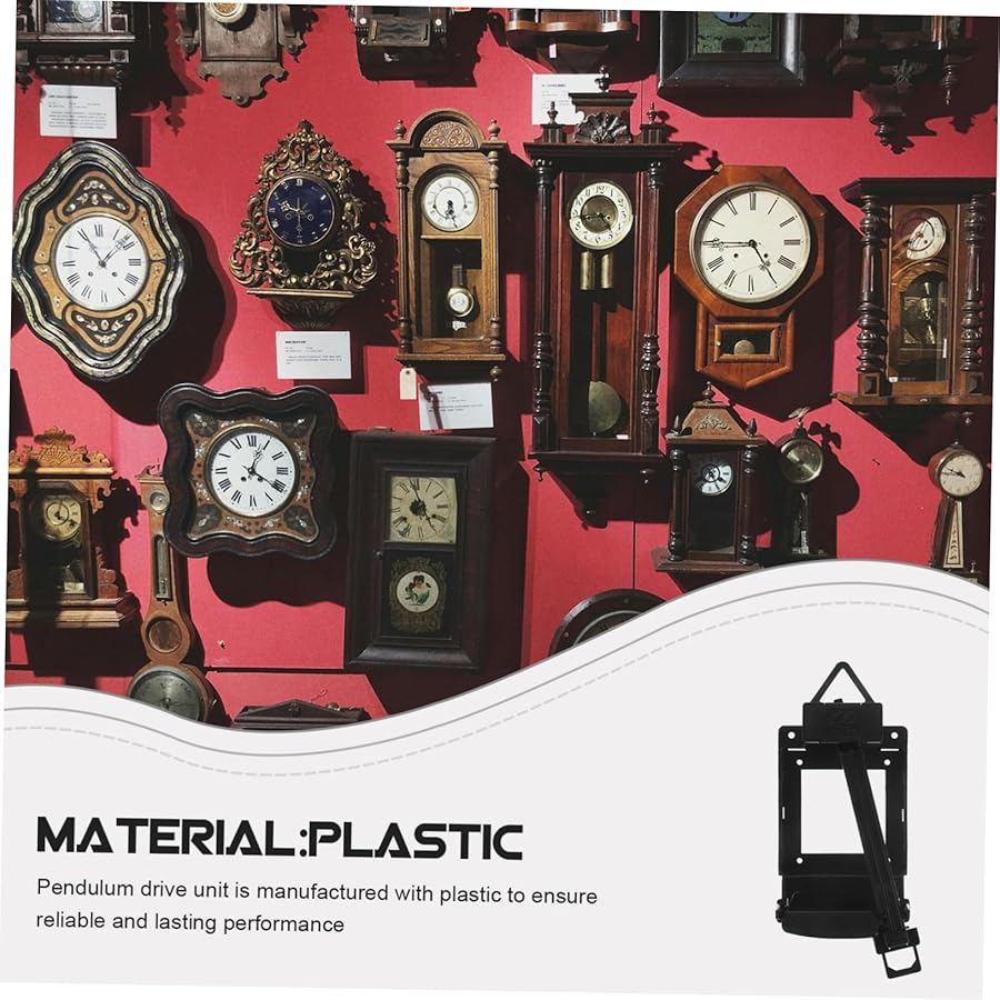 Amazon | GerRiT 6 個 振り子 時計 スイング クオーツ 駆動