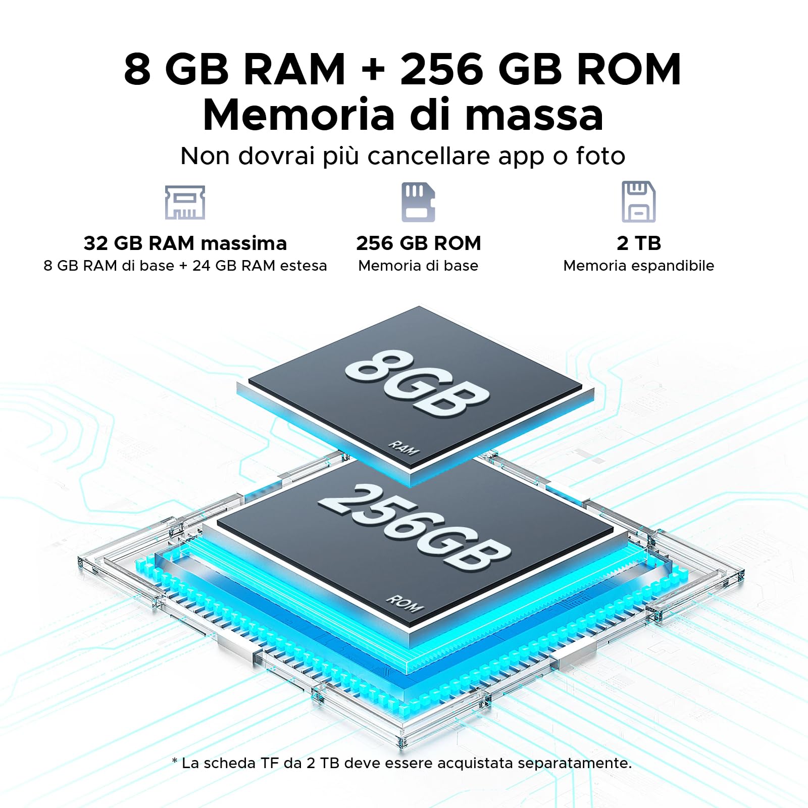 DOOGEE Tab E3+ Tablet 12 Pollici Helio G100, Android 15 Gaming Tablet Con Sim 2.4K 7.5mm, 32GB+256GB, 8800mAh 18W OTG 4G LTE, Dual Card Slots WiFi 2.4G/5G, 13MP+5MP, 90Hz Quattro Altoparlanti, Nero