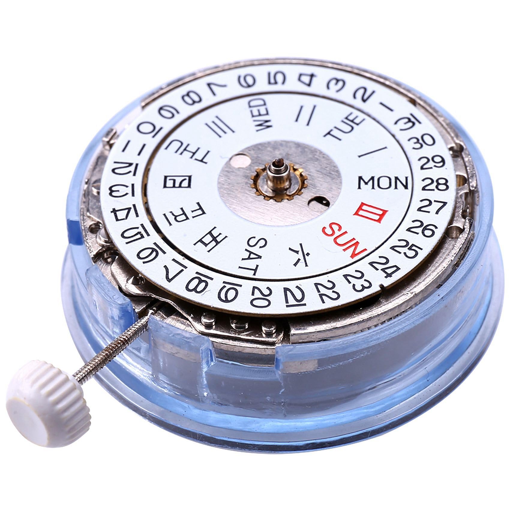 3X Mecánico Automático Movimiento de Reloj con Calendario y Repuestos para Reparación de Relojes Miyota 8205
