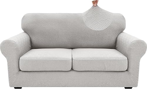 Vista 246 de XINEAGE Funda reclinable de 4 piezas de jacquard elástica con bolsillo, protector de silla reclinable lavable para niños, mascotas, perros y gatos