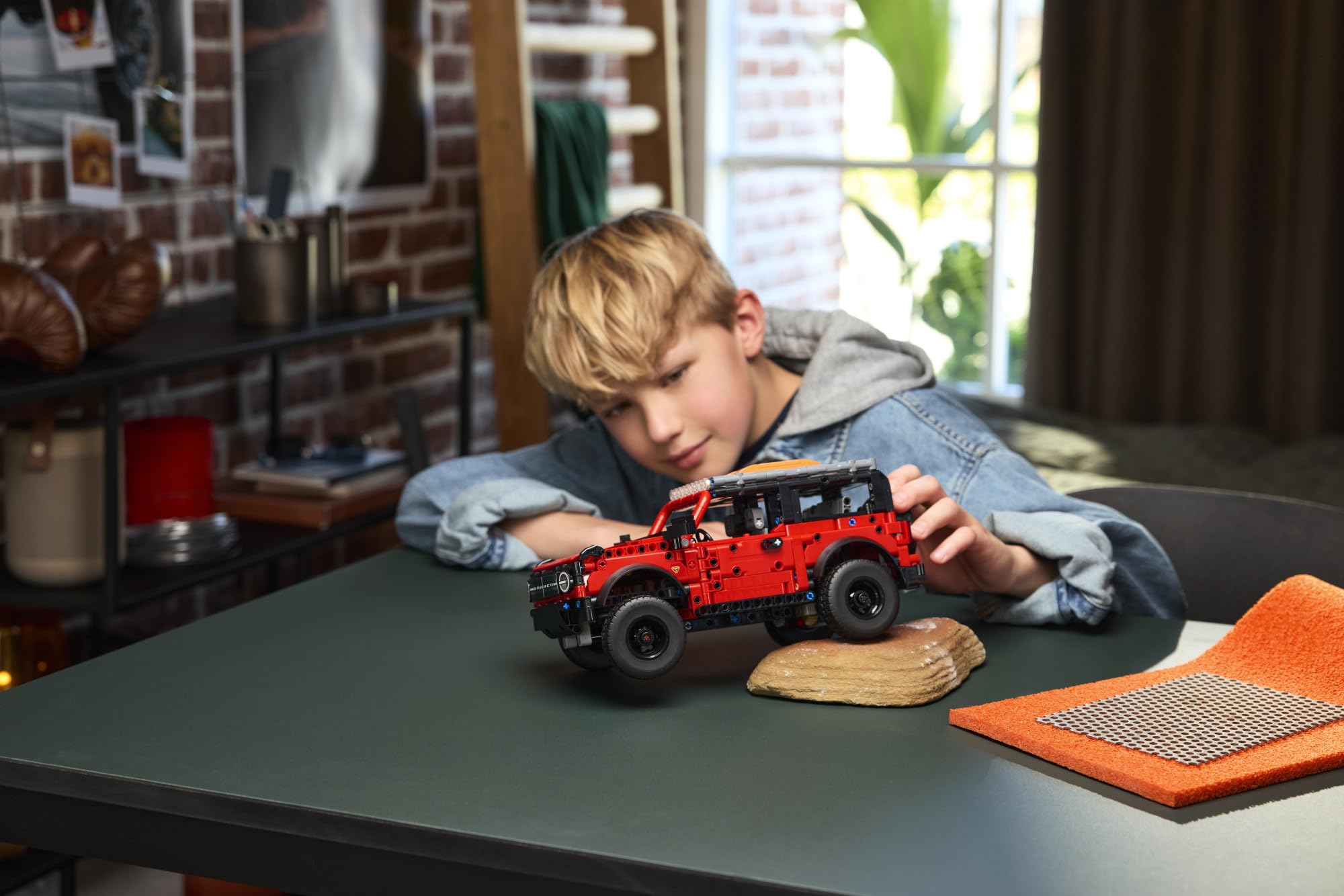 LEGO Technic Ford Bronco Kids Toy Car - Building Toy for Boys and Girls, Ages 10+ - Car Toy and Model Kit - Makes a Cool Birthday Gift for Kids - Authentic Ford Bronco Trim & Details - 42213 - Image 2