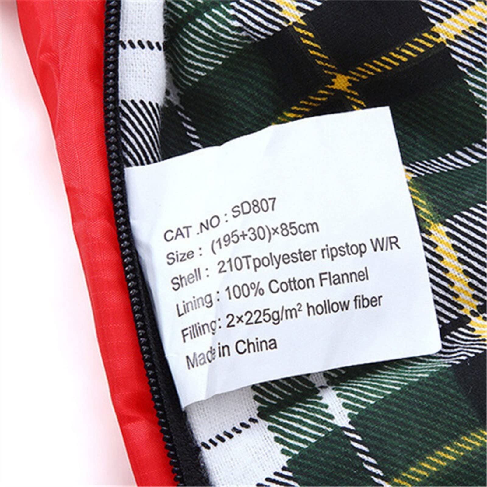 Śpiwór Outdoor Camping Sleeping Bag Envelope with Hood Widened and Thickened Dirty Sleeping Bag Adult Travel Camping