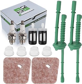 partszen Air Filter Primer Bulb Fuel Line Tune Up Kit for STIHL FS38 FS45 FS46 FS55 KM55 HL45 MM55 FS100 FS110 FS130 String Trimmer Weed Eater