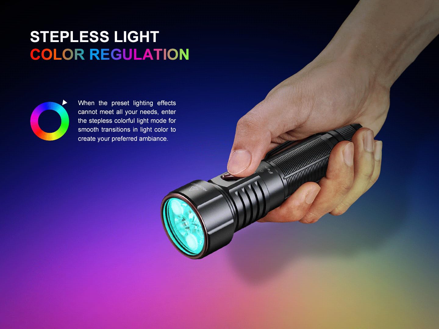 Fenix LD36R 3600 Lumens Rechargeable Flashlight, USB-C Fast