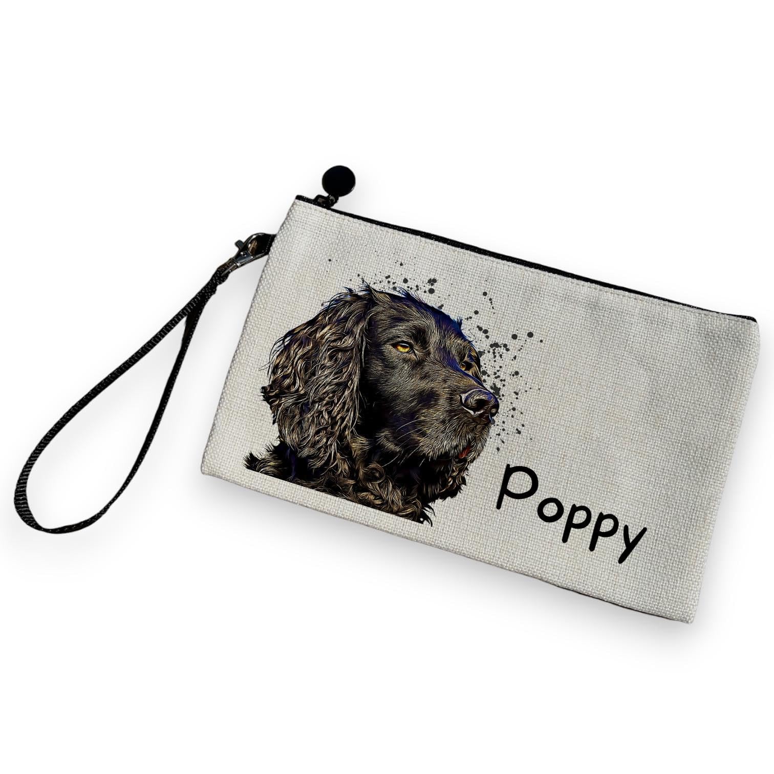 Personalised Black Cocker Spaniel Pencil Case, Gift For Kids, Back To School Supplies for Teacher, Thank You Gift for Dog Lovers Stationary