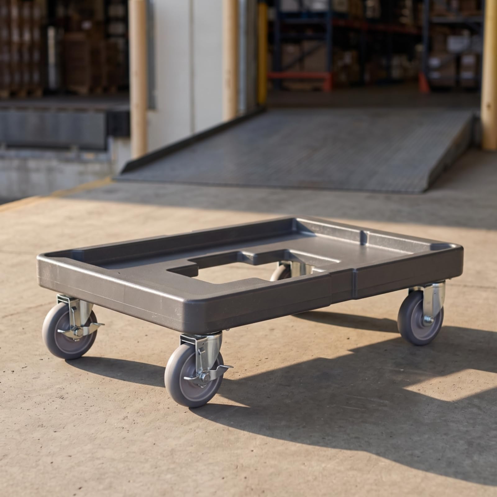 rockible Pedana con Ruote Robusto Carrello da Trasporto Antiscivolo Base Mobile per Addetti Al Catering, Ristoratori, Professionali