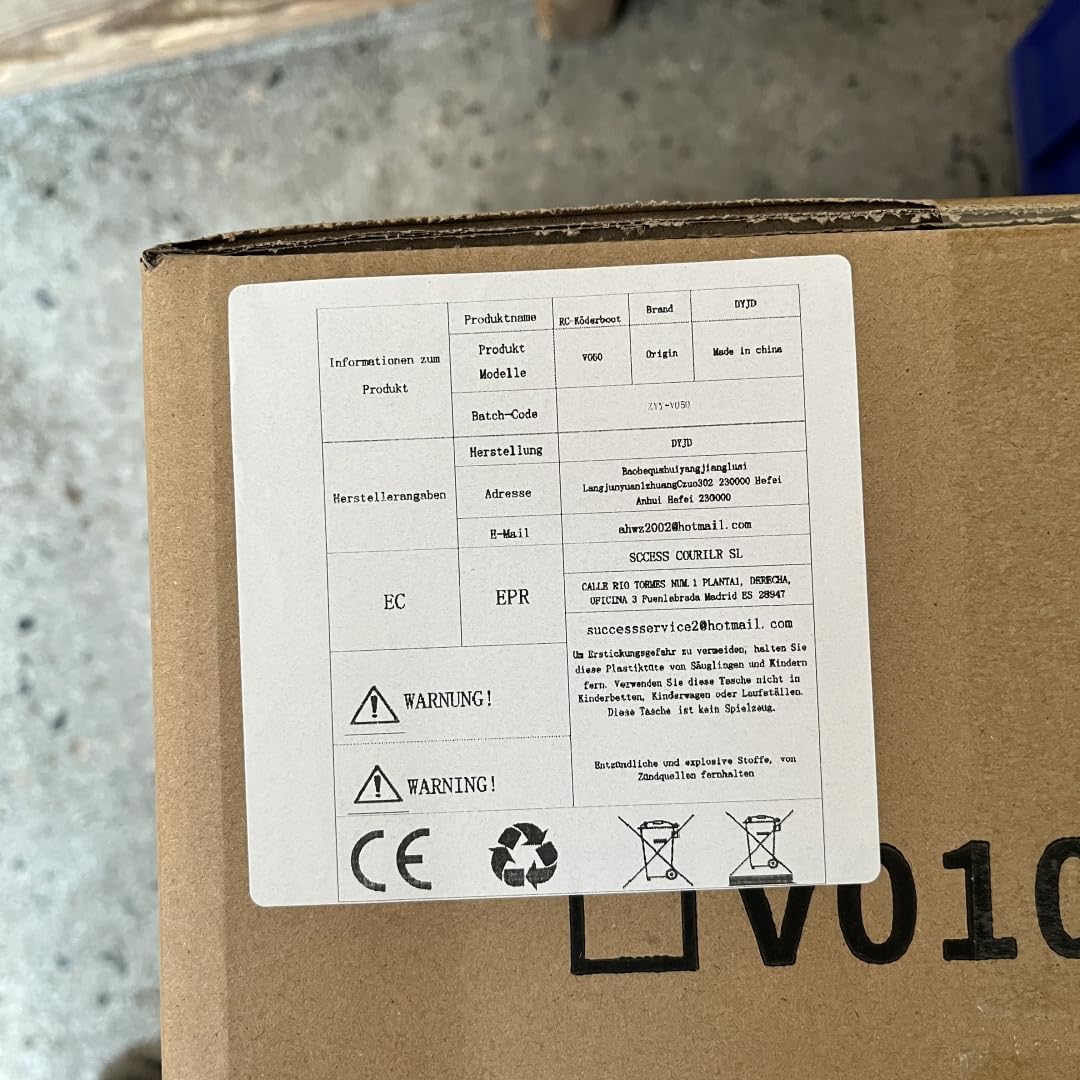 Bote de pesca RC 500 m, capacidad de cebo de 2 kg, con bolso y mando a distancia