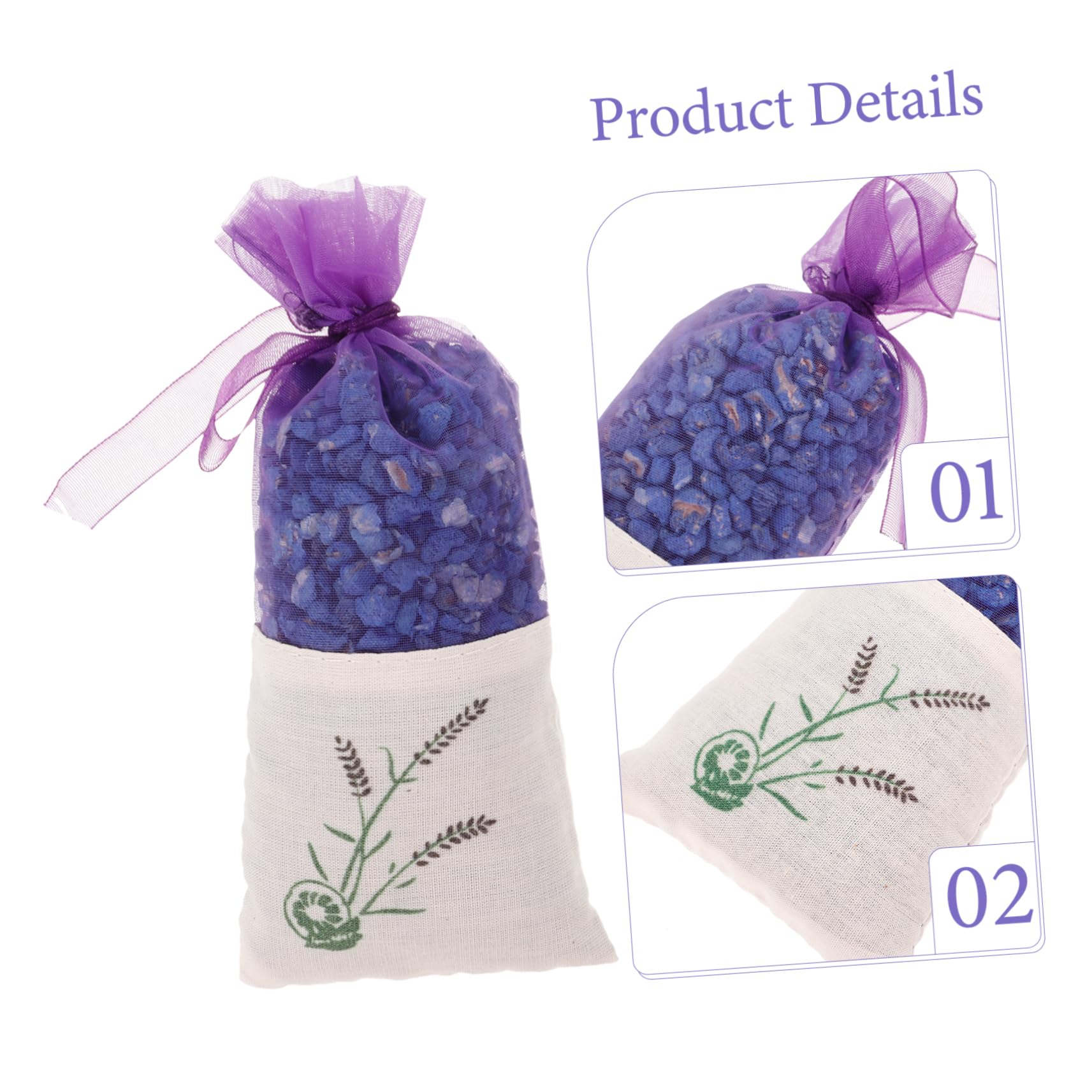 Duftbeutel mit Meshbeutel und Nano Mineral gegen Gerüche | Kleiderschränke und Autos, Langanhaltender Duft, Natürliches Aroma, 6 Stück