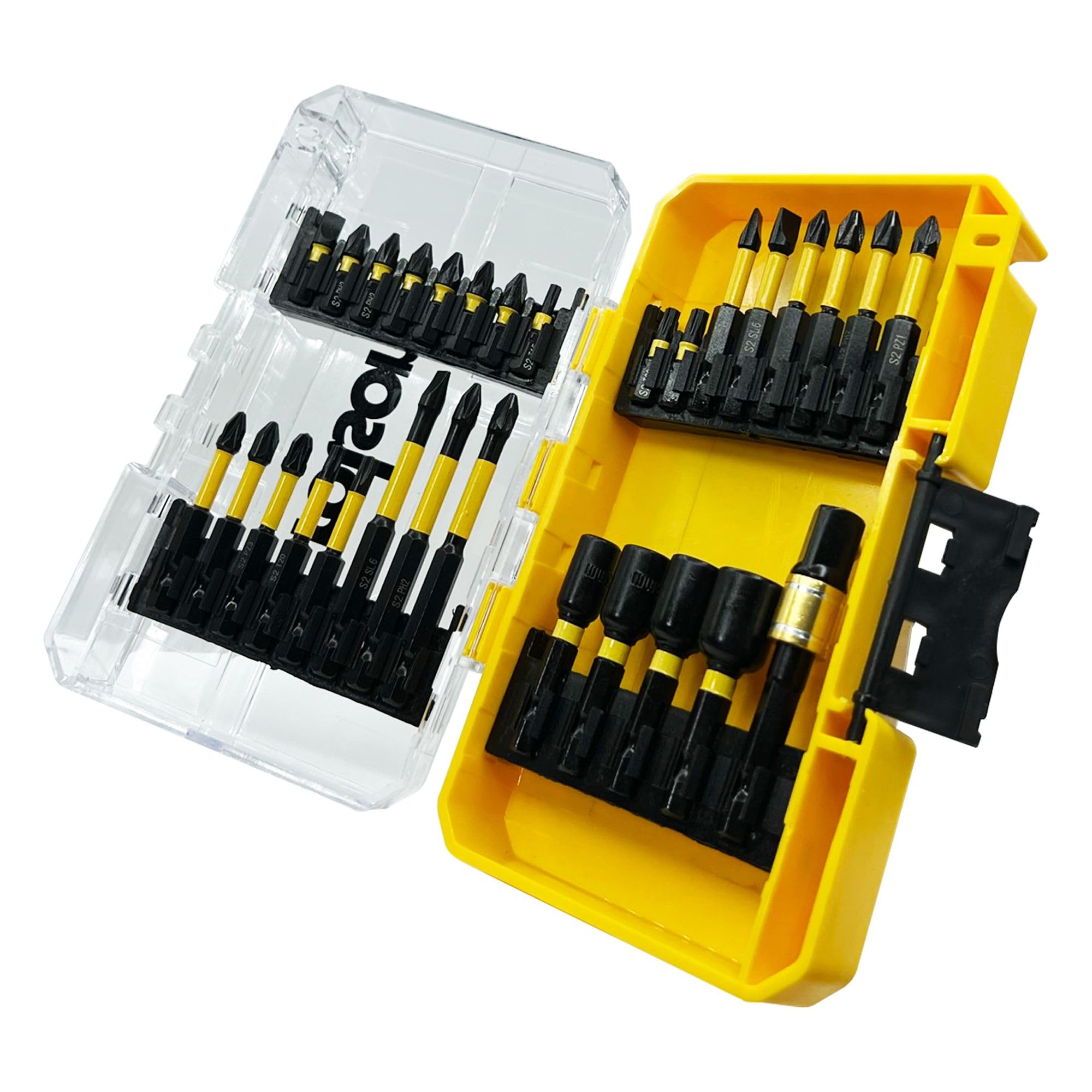 Rolson Impact Driver Set 29 Pieces, Storage Case 30326