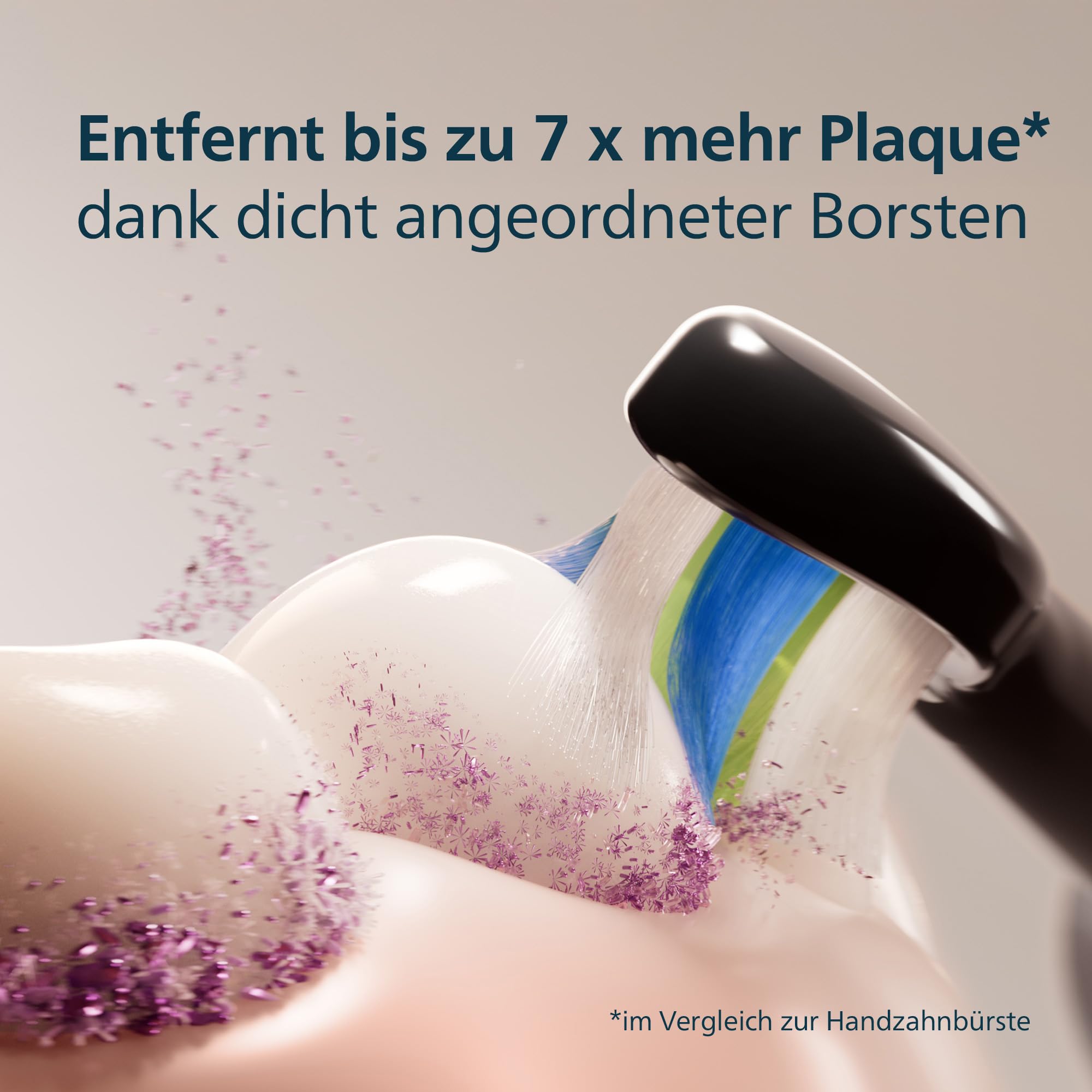 Philips Sonicare W2 Optimal White, Original Ersatzbürstenköpfe, Schwarz, 4er-Pack, HX6064/88 - 4