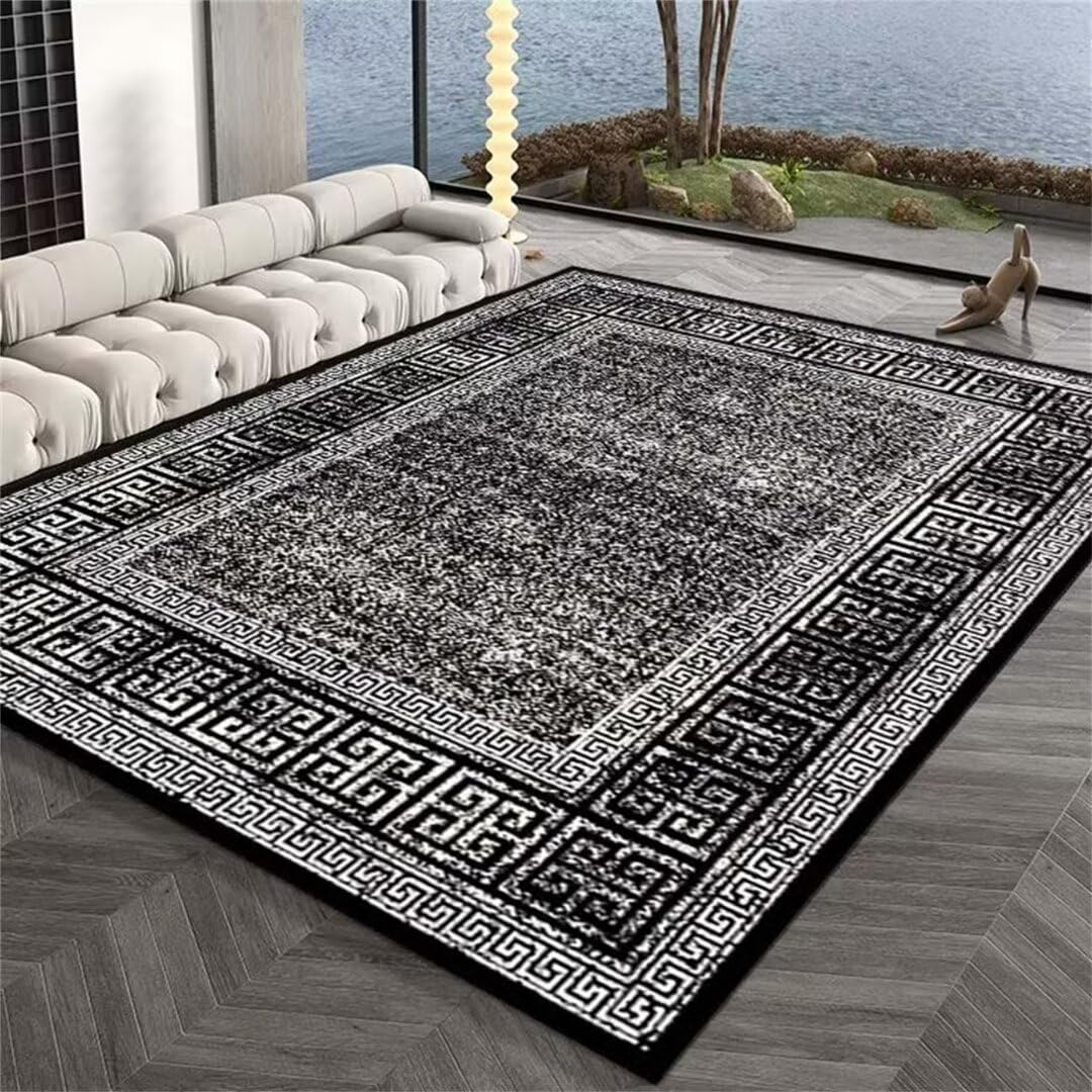 Tapis enfants et animaux domestiques gris lavable 200x290cm