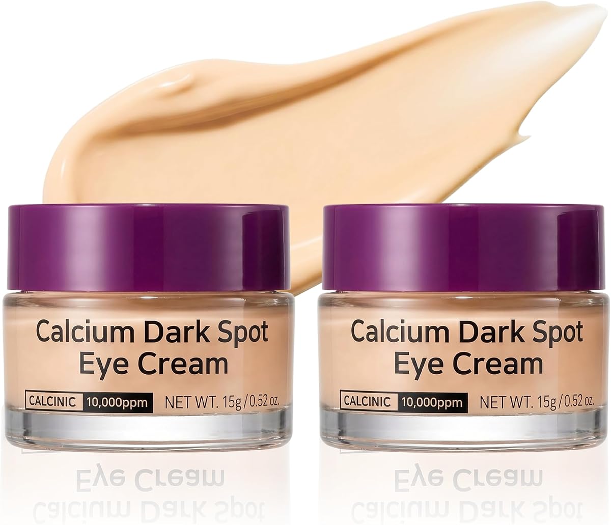 Calcium Dark Spot Eye Cream 2 Pack | Anti-Aging Eye Cream for Dark Circles, Sagging and Elasticity