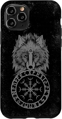 Carcasa para iPhone 11 Pro Viking Aegishjalmur Runas Fenrir Odin Yelmo De Awe disponible en Yaxa Costa Rica