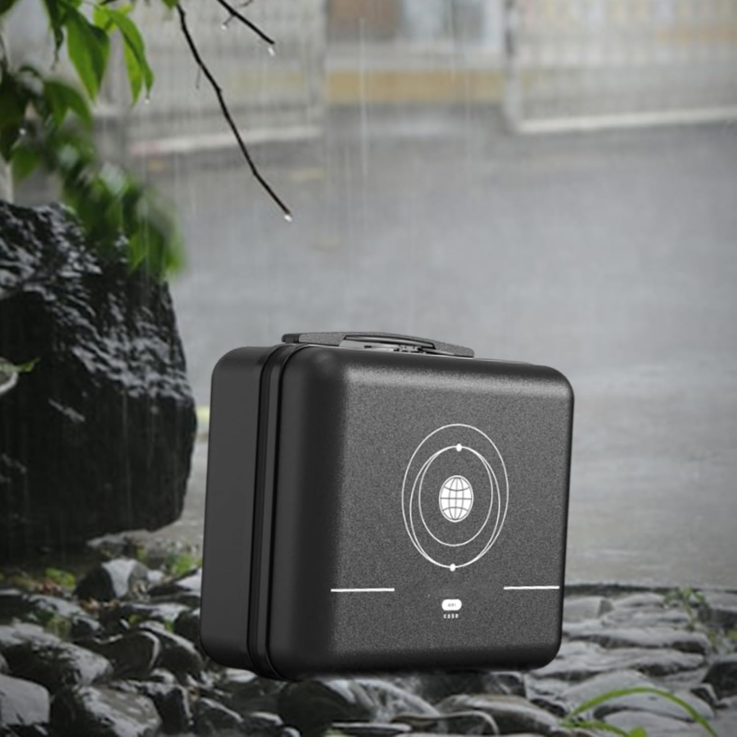 kokdid トラベルケース アダプターとアクセサリー用 ハード保護キャリーケース 持ち運び簡単 耐衝撃ケーブル収納バッグ