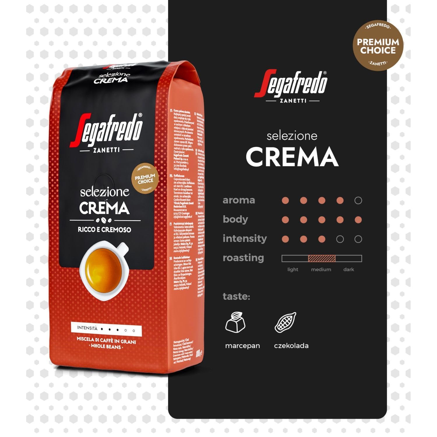 Segafredo Selezione Crema koffiebonen 1 kilo