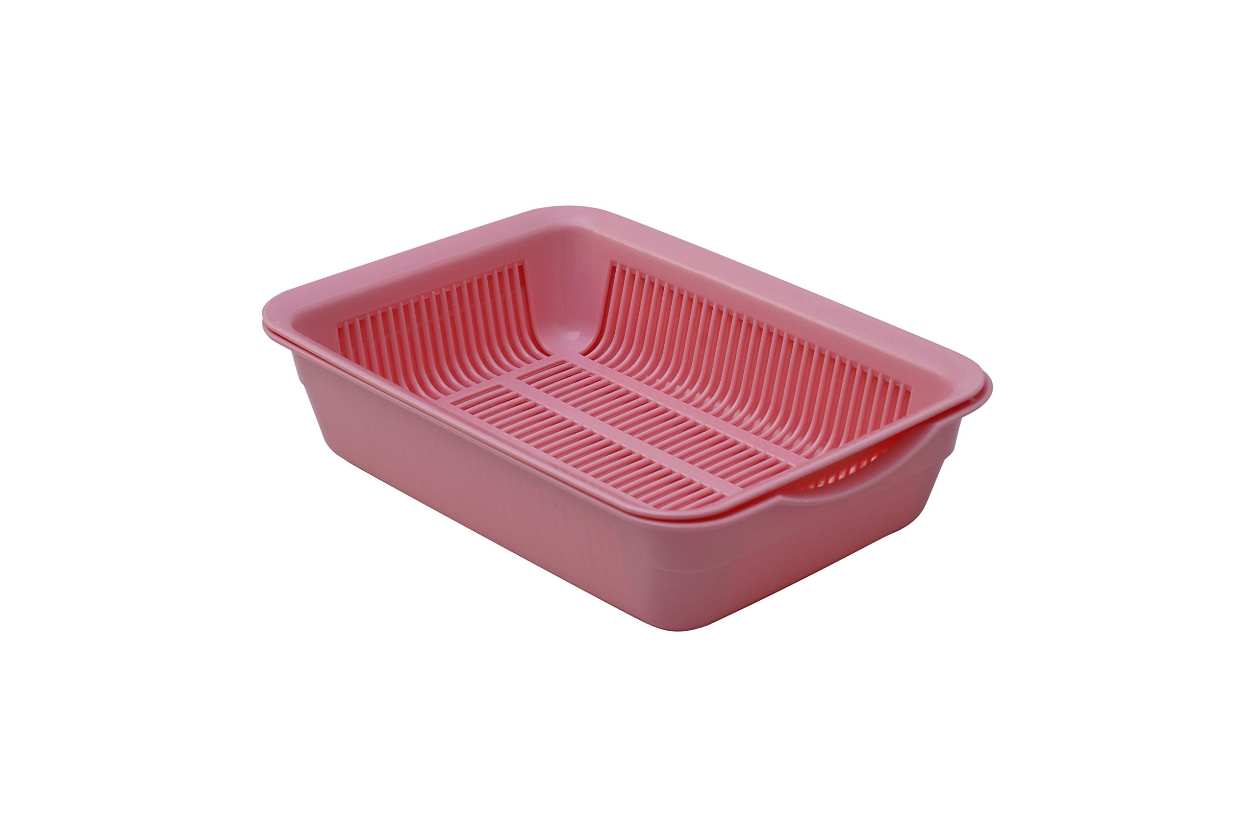 Tidy Up! Net and Solid Vegetable/Fruit Tray Combo - Pink