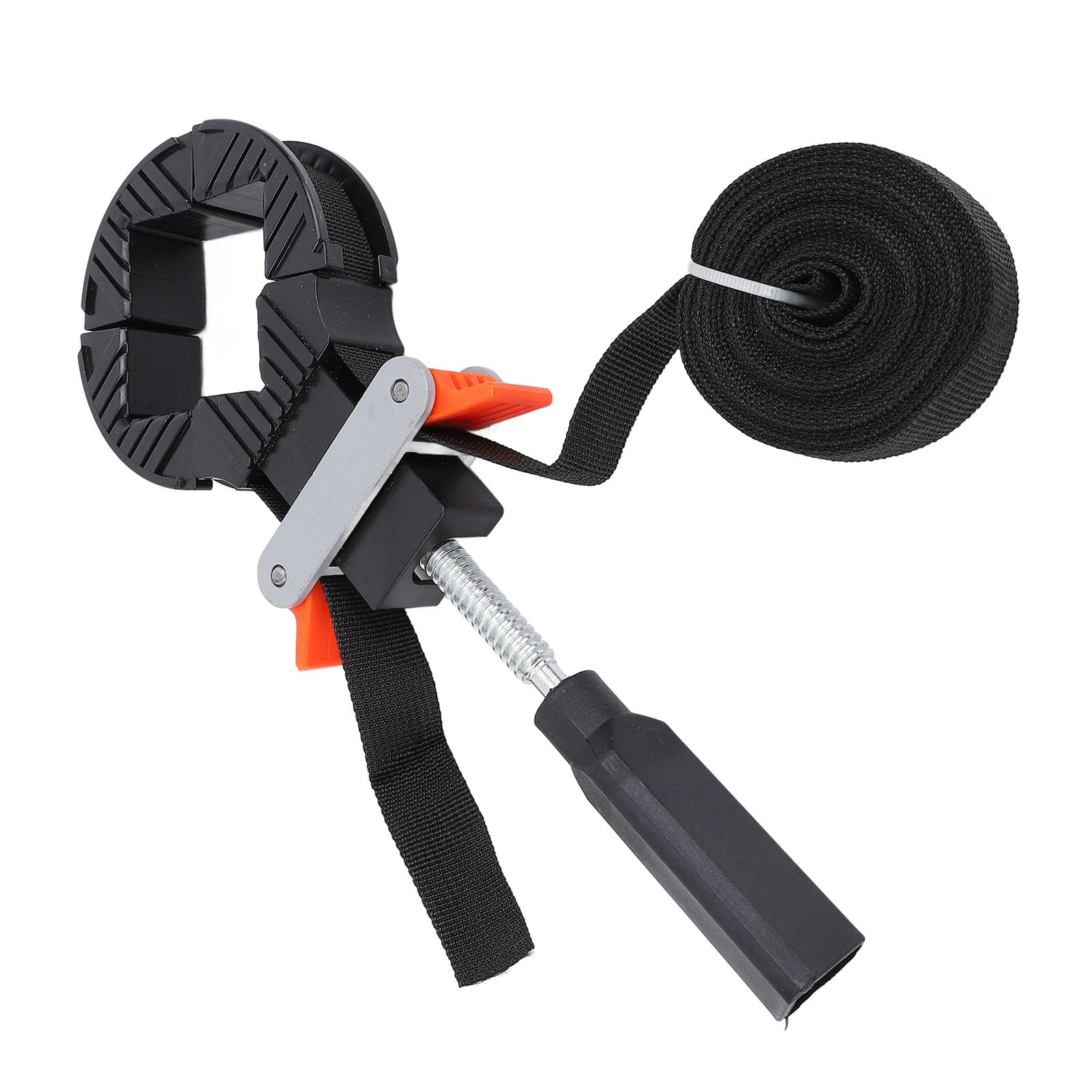 Pince de Serrage Réglable pour Cadre Photo, Sangle en Nylon de 10 M, Entretoises D'angle pour le Travail du Bois, pour Armoires, Tiroirs, étagères avec Sangle de Serrage Rapide