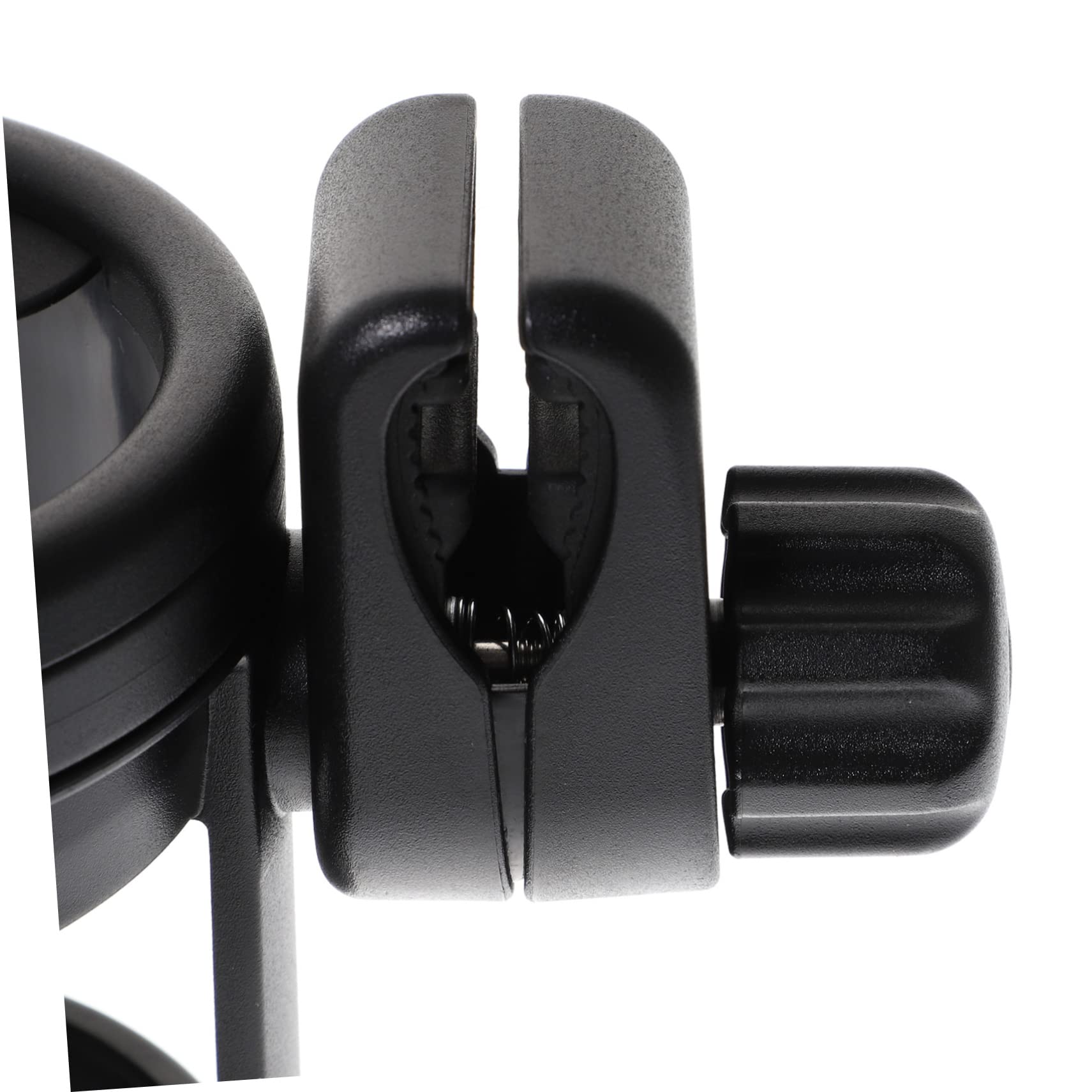BESTonZON Portabiberon per Passeggino e Bicicletta, Porta Bicchiere Nero in Plastica e Metallo, Anticaduta per Parco e Scooter