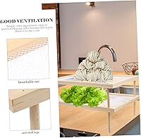 Vista 2 de STOBAZA Estante para verduras de espagueti, estante de secado de fideos, soporte de secado de pasta de madera, estante de secado para pasta doméstica