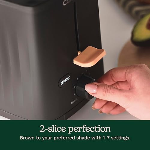 Miniatura 3 de Cuisinart Soho Collection Tostadora de 2 rebanadas, 7 ajustes de tostadora, descongelación, recalentamiento y configuración de bagel, conveniente