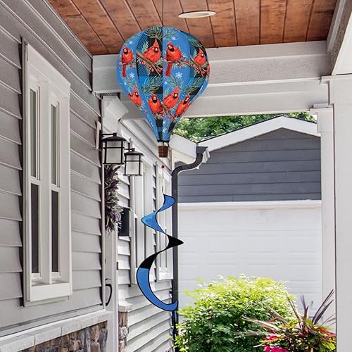 Miniatura 2 de Cardinals - Globo de viento de invierno de lujo, 54 x 12 pulgadas Briarwood Lane