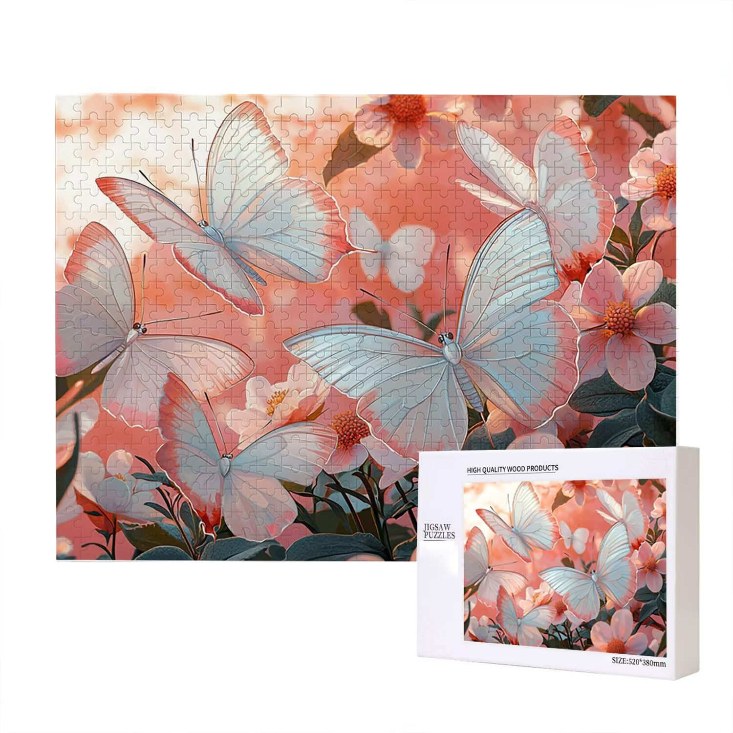 Jigsaw Puzzle, 3000 Pezzi Puzzle Classici, Il Sogno Puzzle Rilassamento Intelligence, Mpossibile Difficile Puzzle Impegnativo per Adulti Puzzle Gioco Familiare, Regalo per Amore Amico Farfalla fr0-615
