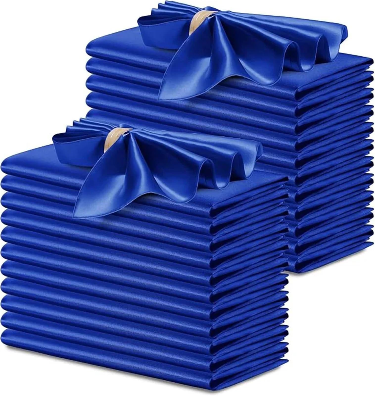 Cotton Table Napkins, Square Satin Napkins 50pcs 30x30cm Multicolor For Wedding Banquet(Color1)