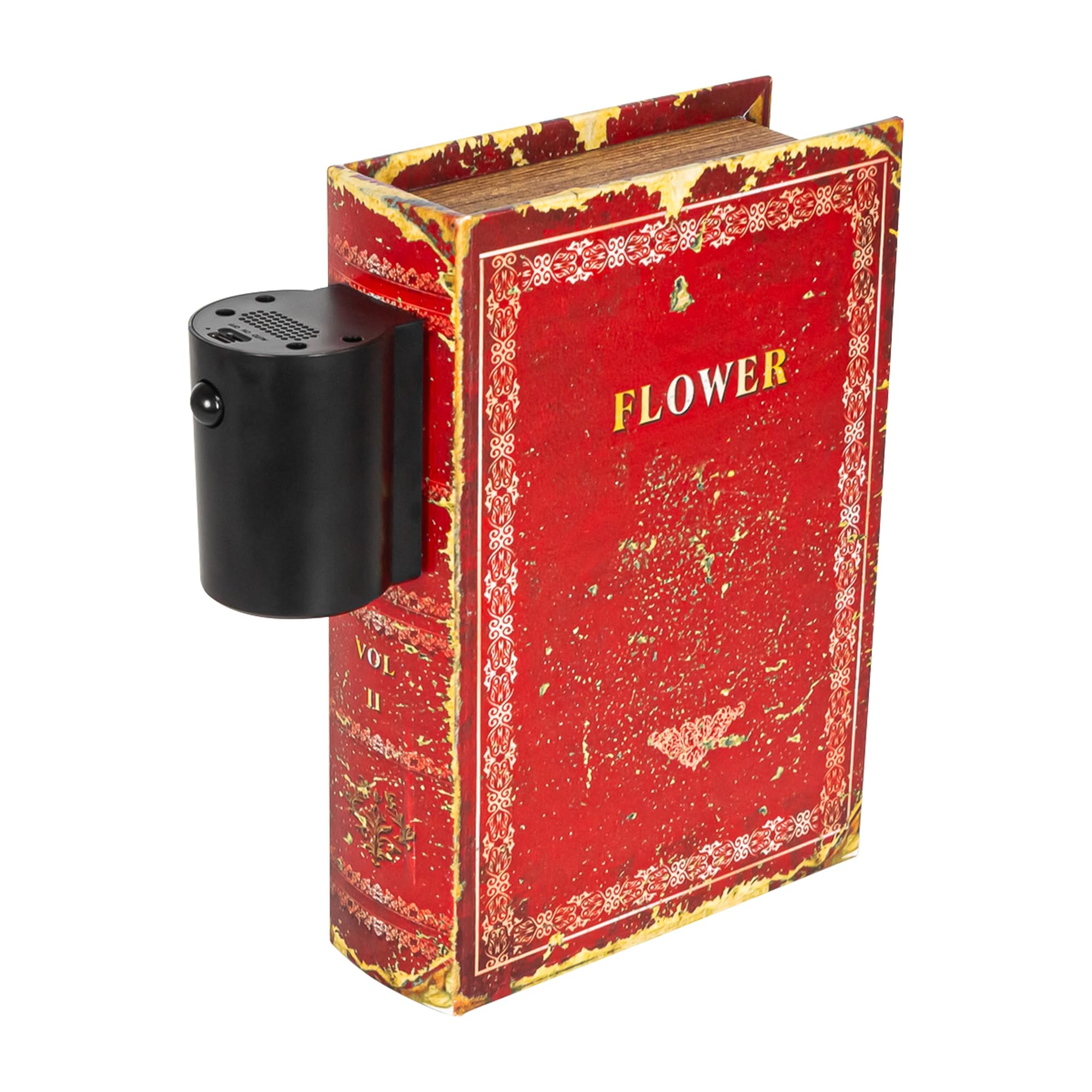 Kiven Cordless Bookshelf Lamp,2200mA Rechargeable Bookcase Lighting Auto ON/Off, Farmhouse Decorative Bookend, Cordless Night Lamp for Bedside Bookshelf Cabinet Home Decor TD0866