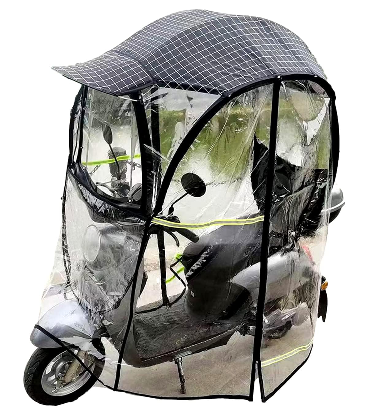 Uniwersalny całkowicie zamknięty motocykl osłona przeciwsłoneczna Shadow namiot parasol przednia szyba motocyklowy dach motocyklowy ruchliwość skuter ochrona przeciwsłoneczna ochrona przeciwdeszczowa,