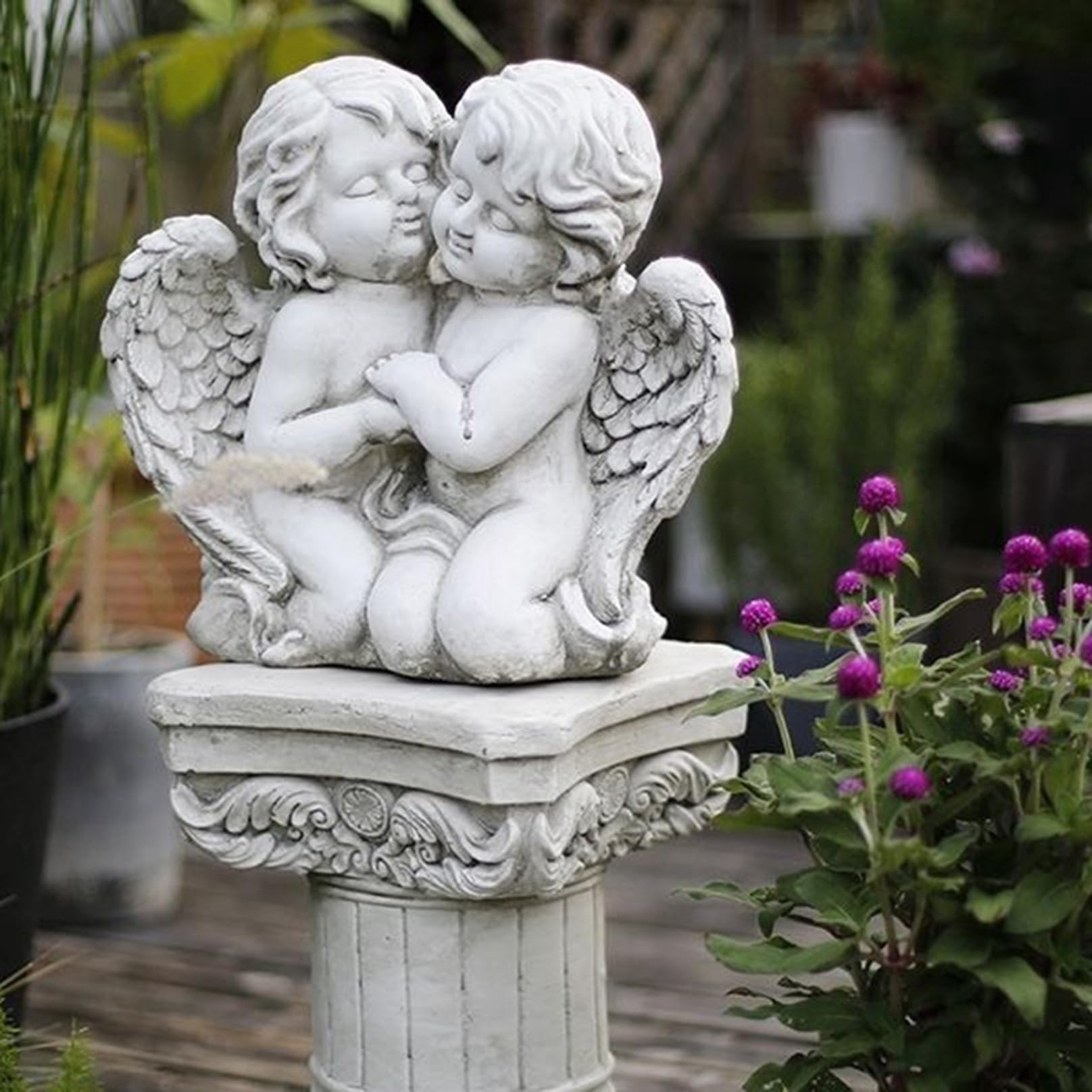 Amazon.co.jp: JAnjiaLxY エンジェル 天使 F ガーデンオーナメント