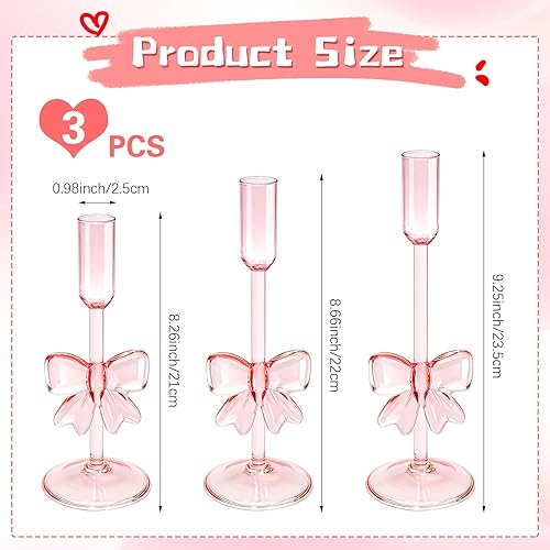 Miniatura 2 de 3 portavelas de arco de cristal, candelabros de cristal para decoración del día de San Valentín, boda, mesa, centro de mesa, decoración del hogar