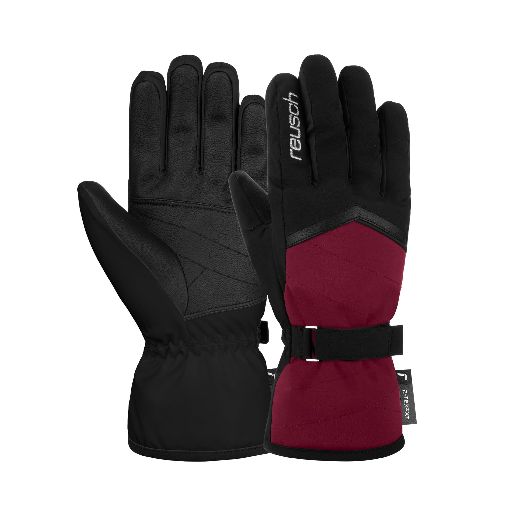 Reusch Moni R-TEX XT warme, wasserdichte, Winddichte und atmungsaktive Winterhandschuhe Fingerhandschuhe Sporthandschuhe Skihandschuhe Damen für ungehinderte Bewegungsfreiheit
