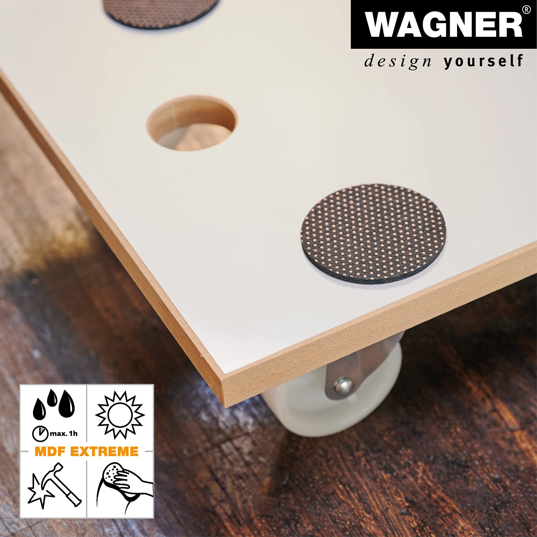 WAGNER Pomoc transportowa MM 1319 I 57,5 x 30 x 10 cm – nośność 200 kg – specjalna powłoka I podkładki antypoślizgowe I najlepsza mobilność I łatwa w pielęgnacji I wytrzymała i wytrzymała – 20131901