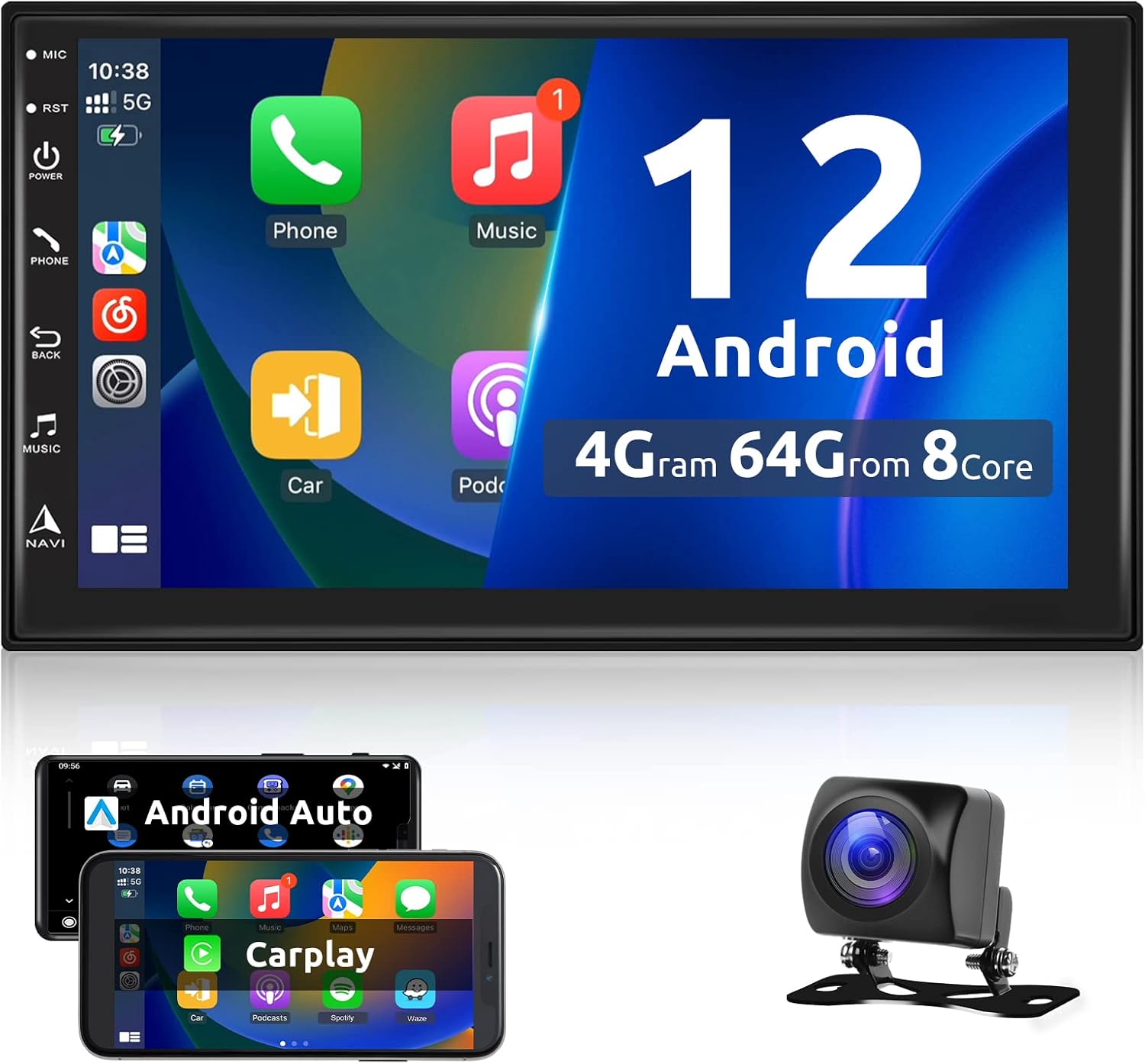 Radio Android 8 Núcleos Para BMW Mini Cooper (2007-2013) - CarPlay, GPS, 4G, 64GB