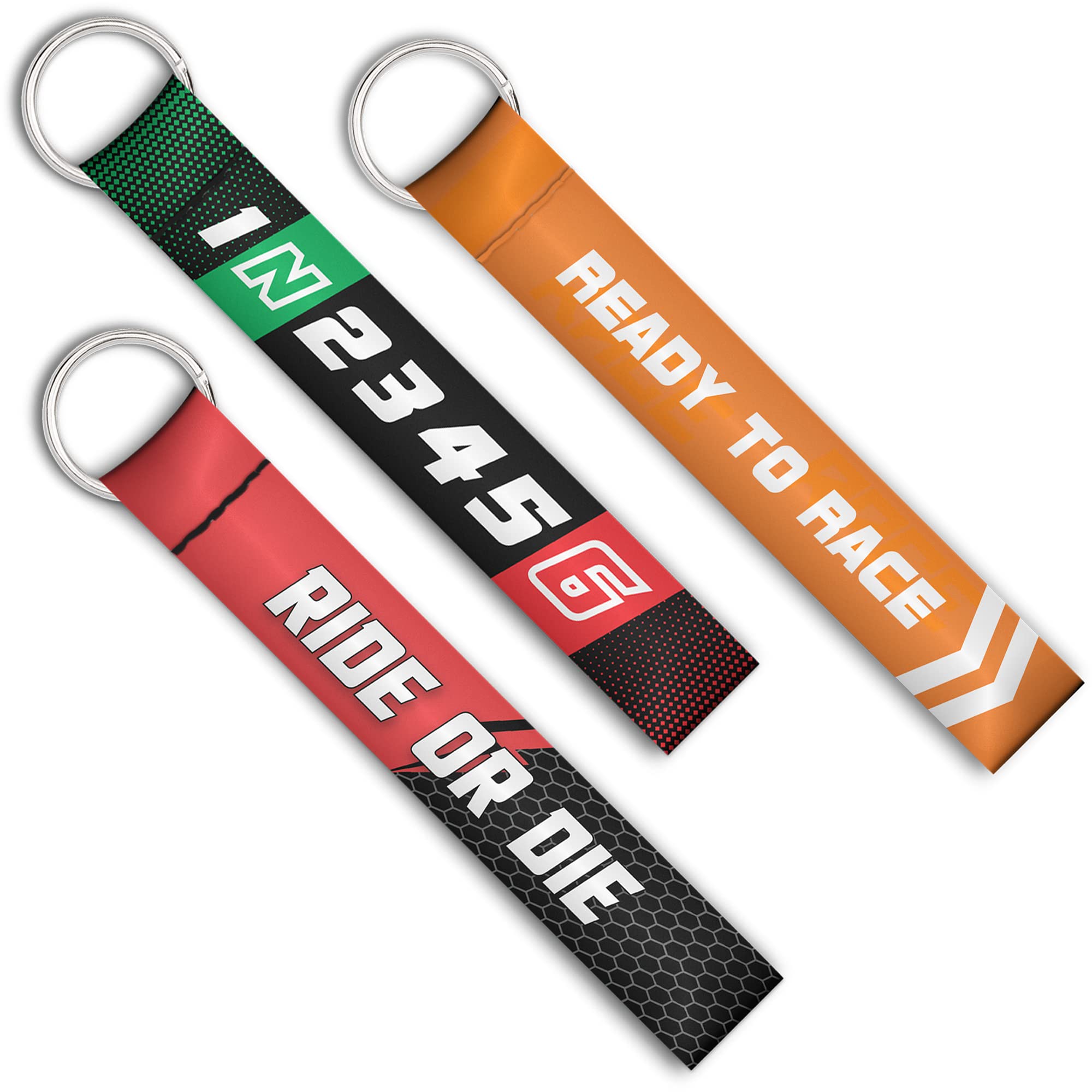 MOTOPULSE Ready To Race| keychain for bikes | 3 NEW Premium Keychains | key chain for car.