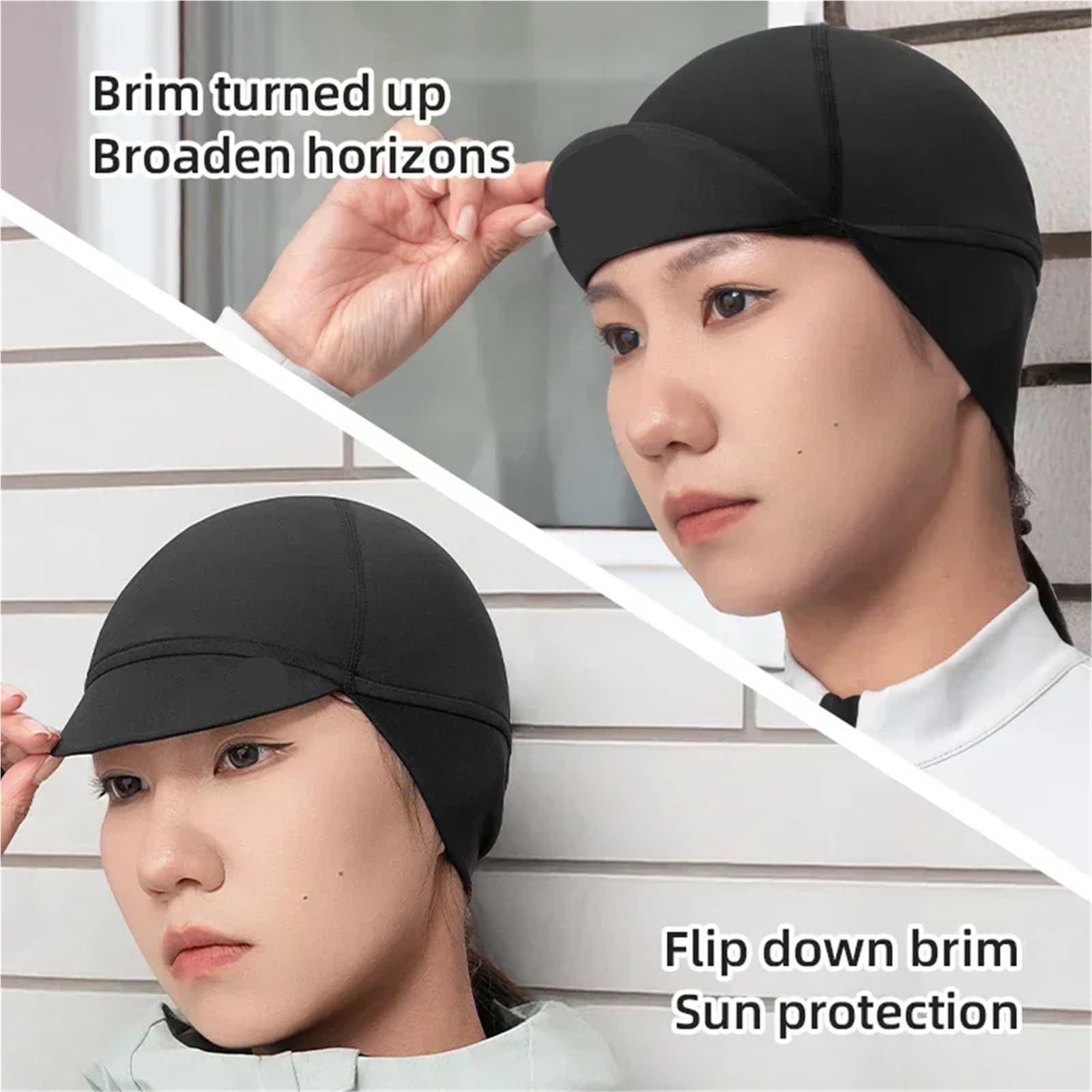 Casquette de Cyclisme Hiver Garder au Chaud Chapeaux Thermiques Coupe-Vent Protection des Oreilles Confortable Ski équitation Petite Casquette Hommes Femmes pour Vélo