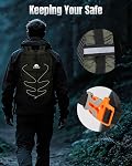 25L Waterproof Hiking Backpack with Chest Strap for Men Women, Lightweight Breathable Padded Travel Hiking Daypack