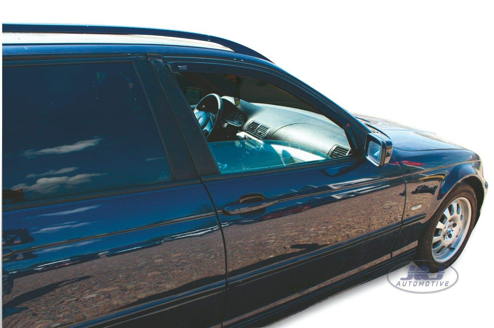 J&J AUTOMOTIVE Derivabrisas para BMW 3 Série E46 4/5 puerta 1998-2006 2 piezas