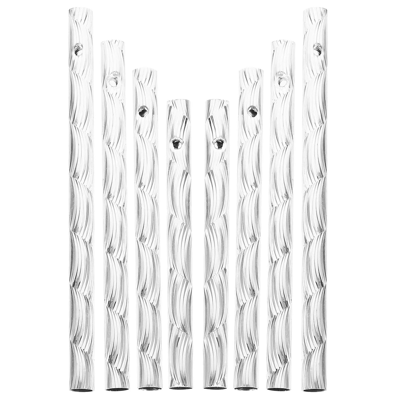 Aluminium Wind Chime Tubes 40pcs Aluminum Wind Chime Tubes DIY Craft Parts Replacement for Home Decor