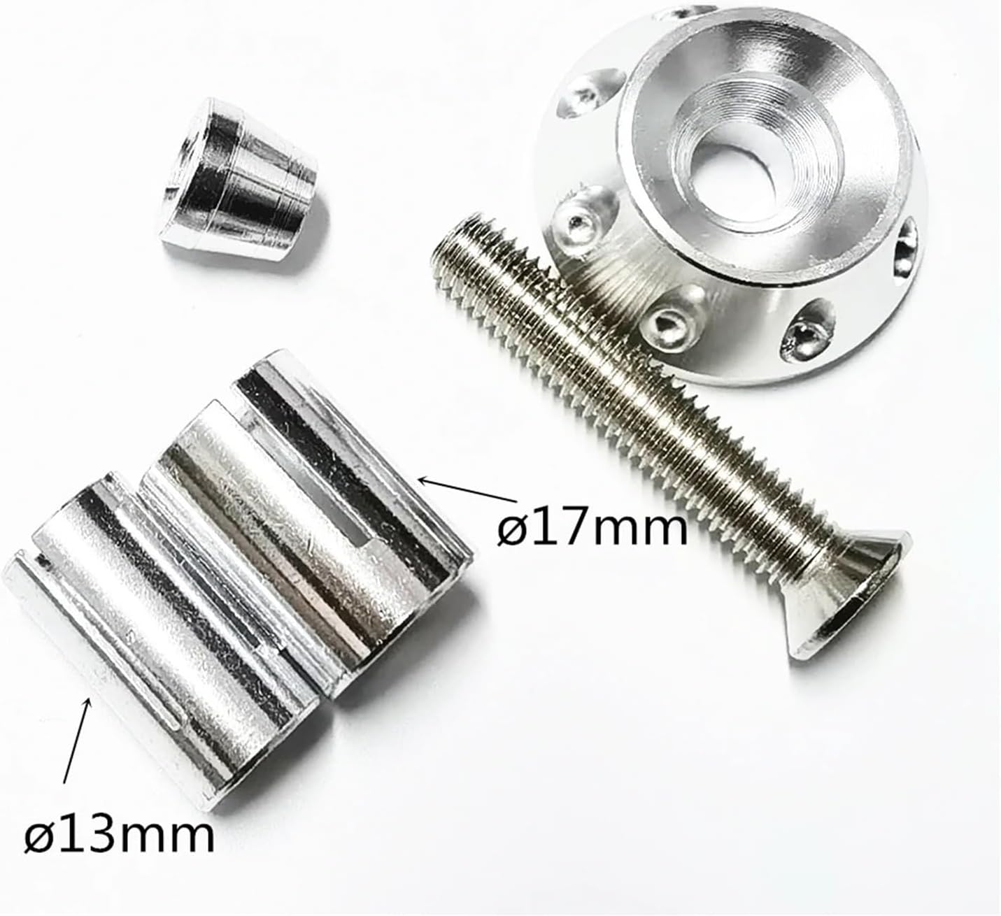 Universal 7/8" 22mm Motorcycle Handlebar Grips Bar End Plug Aluminum Alloy Handle Bars Grip Cap Plug Slider(B)