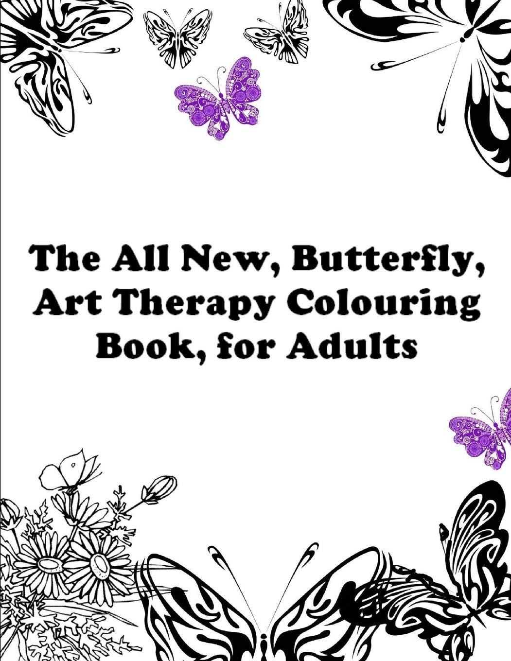 Livre art therapy coloriage papillon adulte pour libérer l'esprit et retrouver la joie