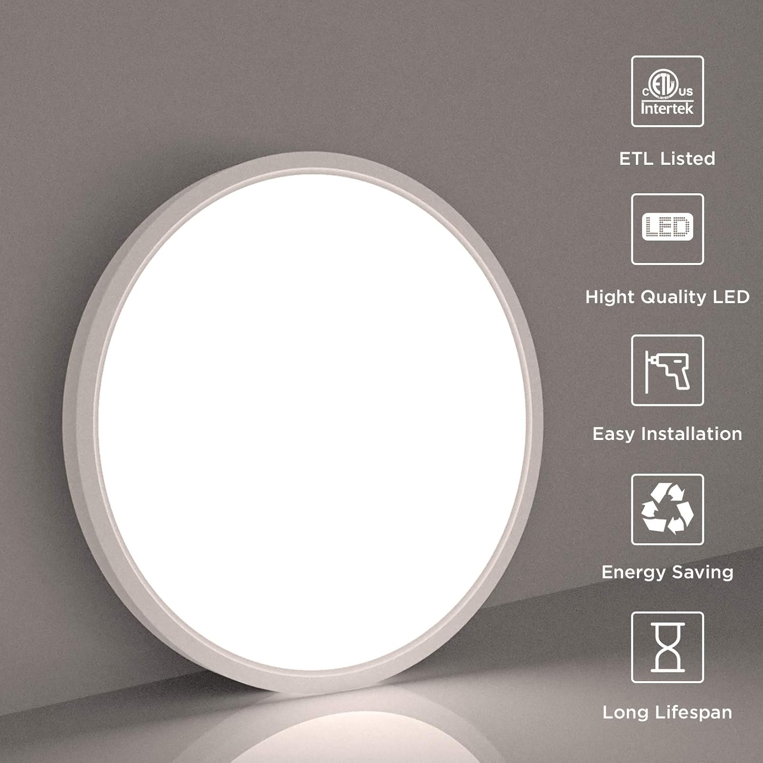 Features of ocioc LED Flush Mount Light