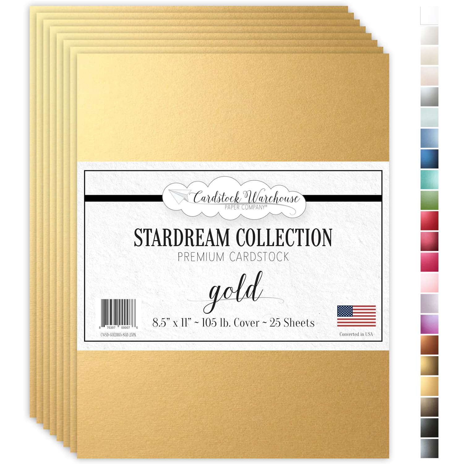 Amazon.com : Cardstock Warehouse Stardream Yellow Gold